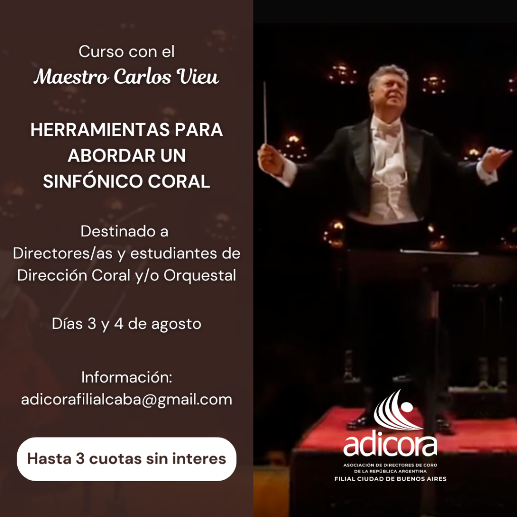 Curso con el Maestro Carlos Vieu